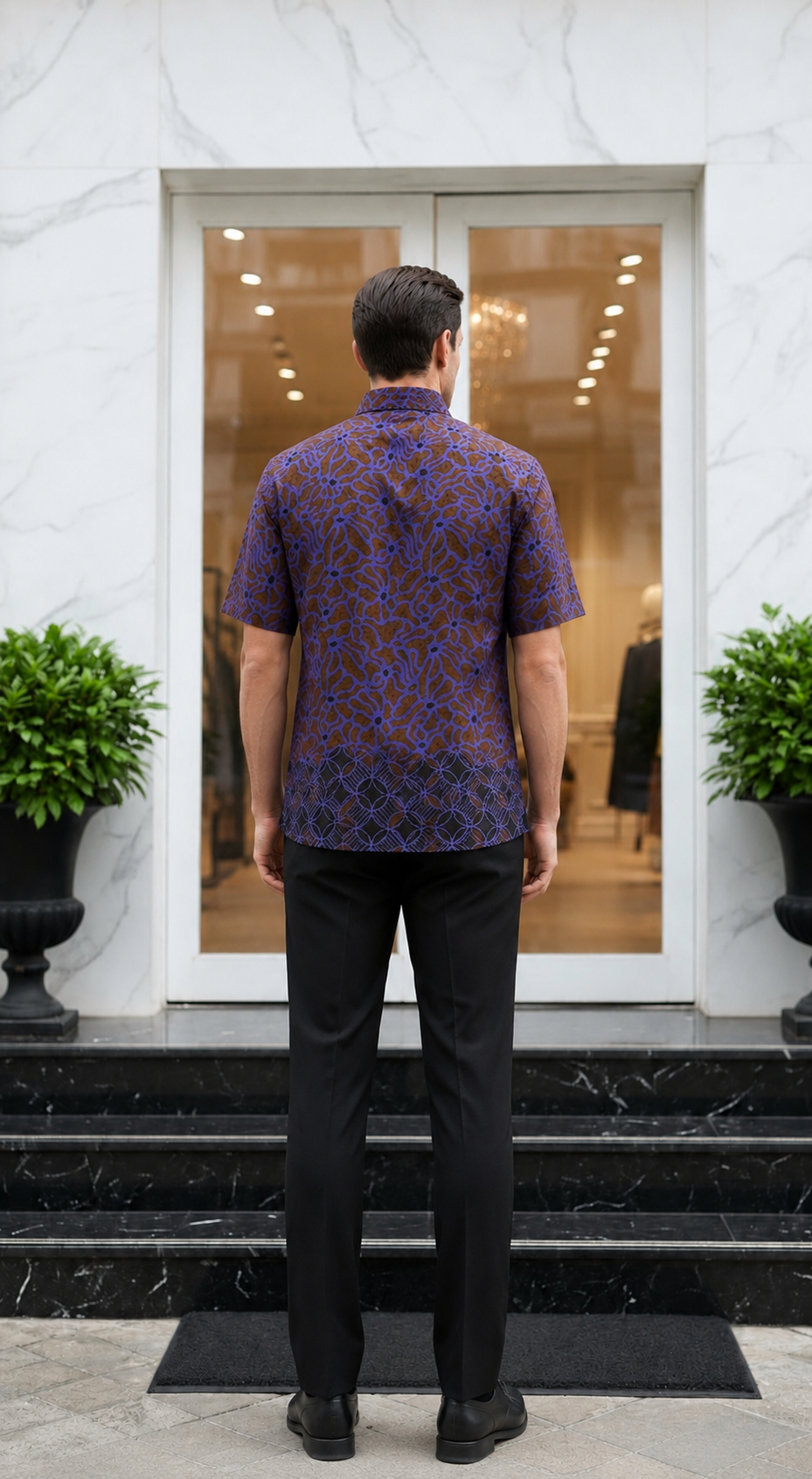 Men's Batik Shirt - Image 2